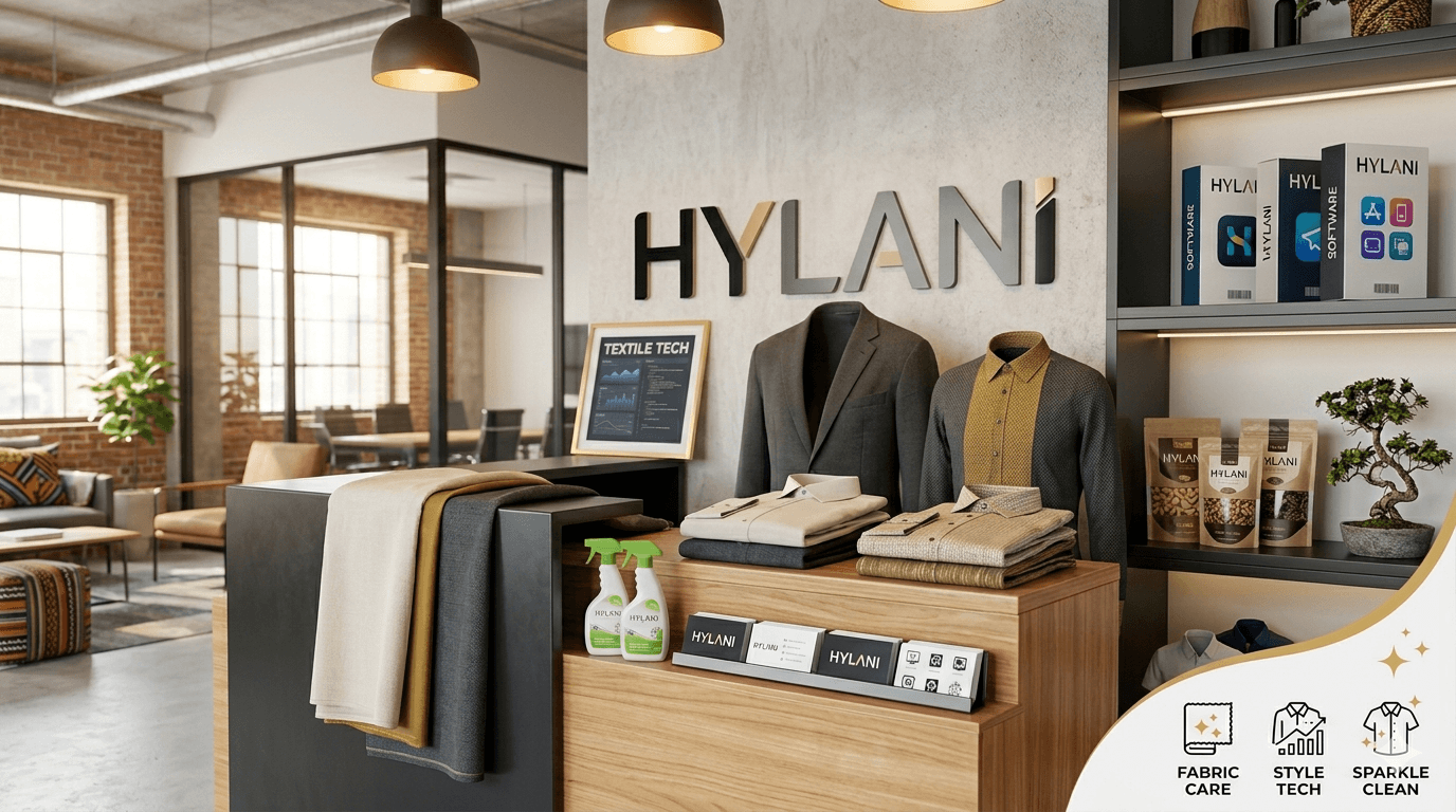 HYLANI Fashion display at company lobby